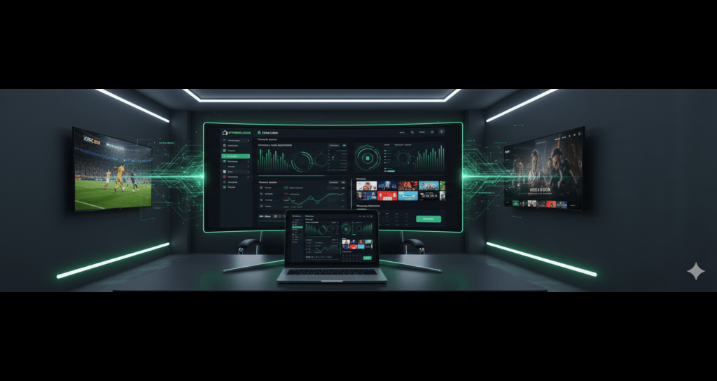 Advanced anti-freezing IPTV server technology for uninterrupted 4K streaming and high-performance reseller panels in the UK.